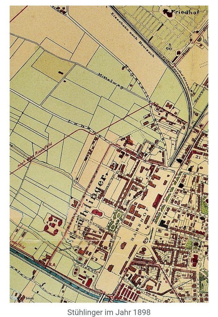 Stühlinger Karte historisch